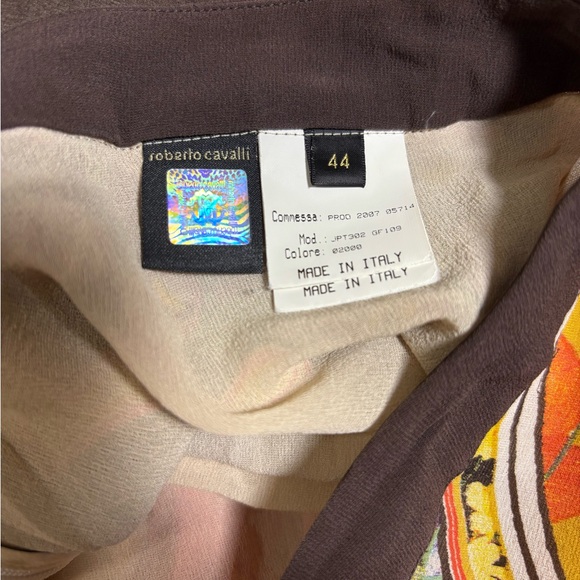 Roberto Cavalli SS2007 Silk Floral Skirt - Picture 6 of 7